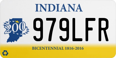 IN license plate 979LFR