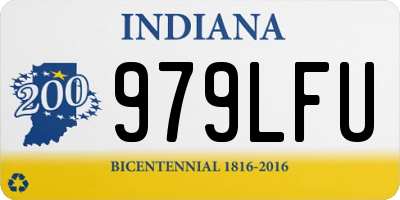 IN license plate 979LFU