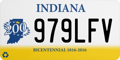 IN license plate 979LFV