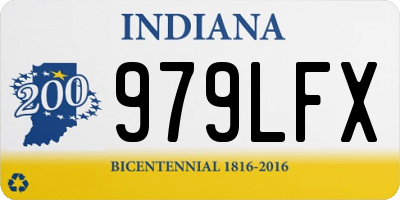 IN license plate 979LFX