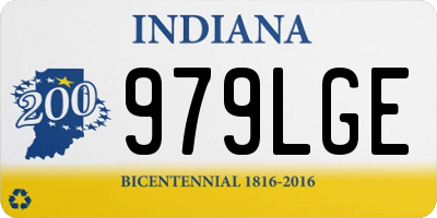 IN license plate 979LGE