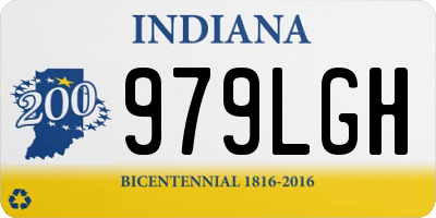 IN license plate 979LGH