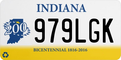 IN license plate 979LGK