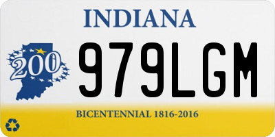 IN license plate 979LGM