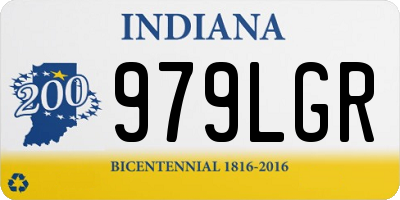 IN license plate 979LGR