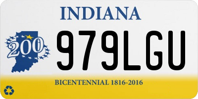 IN license plate 979LGU