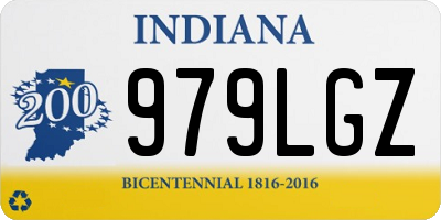 IN license plate 979LGZ
