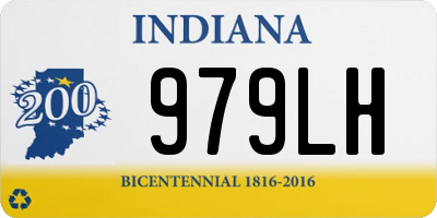 IN license plate 979LH