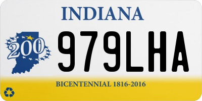 IN license plate 979LHA