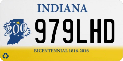 IN license plate 979LHD