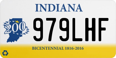 IN license plate 979LHF