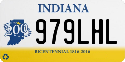 IN license plate 979LHL