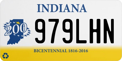 IN license plate 979LHN