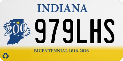 IN license plate 979LHS