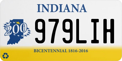 IN license plate 979LIH