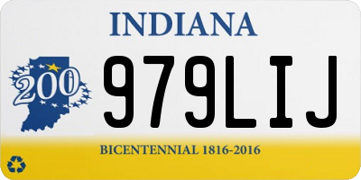 IN license plate 979LIJ