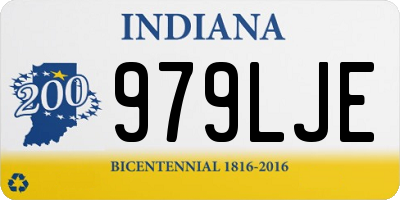 IN license plate 979LJE