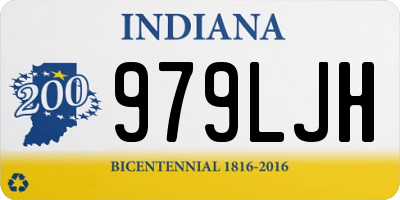 IN license plate 979LJH