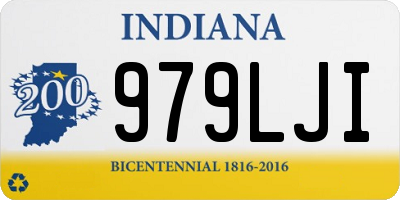 IN license plate 979LJI