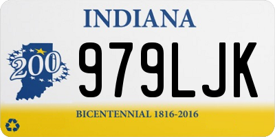 IN license plate 979LJK