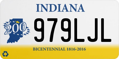 IN license plate 979LJL