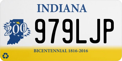 IN license plate 979LJP