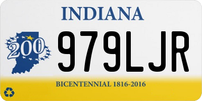 IN license plate 979LJR