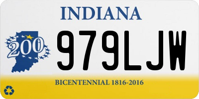 IN license plate 979LJW
