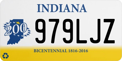 IN license plate 979LJZ