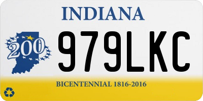 IN license plate 979LKC