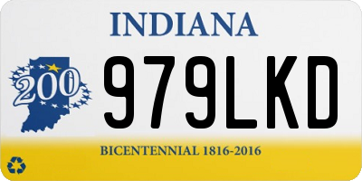 IN license plate 979LKD