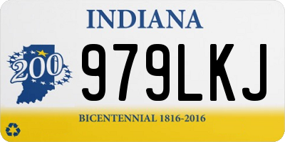 IN license plate 979LKJ