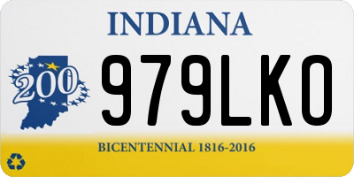 IN license plate 979LKO