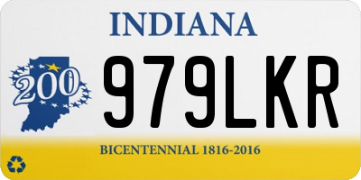 IN license plate 979LKR