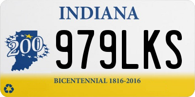 IN license plate 979LKS