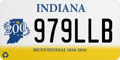IN license plate 979LLB