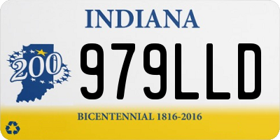 IN license plate 979LLD