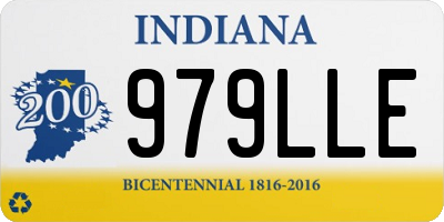 IN license plate 979LLE