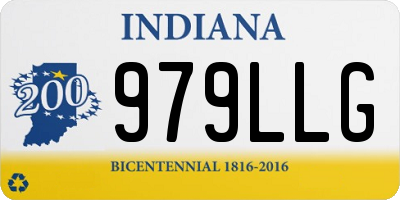 IN license plate 979LLG