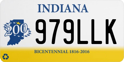 IN license plate 979LLK