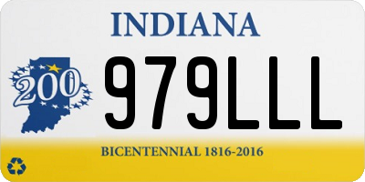 IN license plate 979LLL