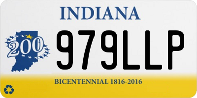 IN license plate 979LLP