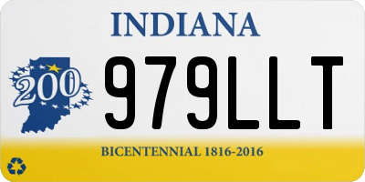 IN license plate 979LLT