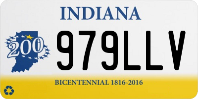 IN license plate 979LLV