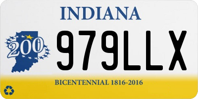 IN license plate 979LLX