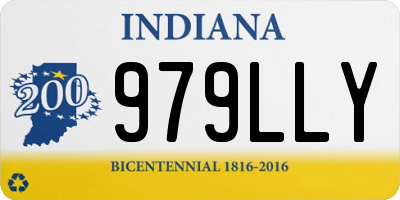 IN license plate 979LLY