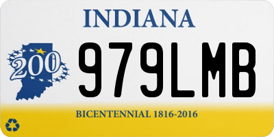 IN license plate 979LMB
