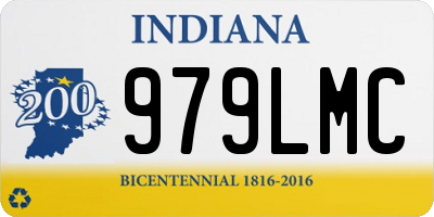 IN license plate 979LMC