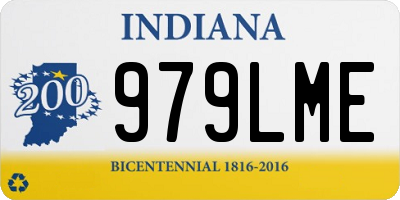 IN license plate 979LME