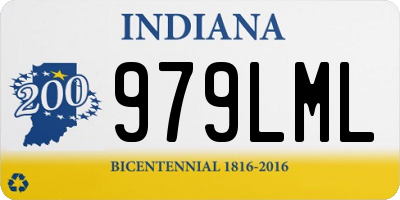 IN license plate 979LML